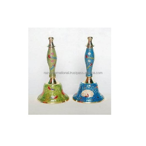 ระฆังตกปักมือถือพร้อมด้ามไม้ ระฆังมือเงิน ระฆังคริสต์มาสสีเงิน - Product Image 5