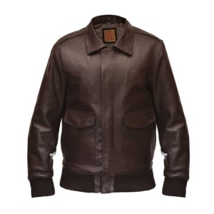 นักบินสไตล์นักบินราคาต่ำสะดวกสบายอบอุ่น OEM ภายในอเมริกันธงที่กำหนดเองทำด้วยมือเสื้อหนังสำหรับผู้ชาย - Product Image 4