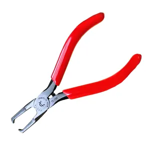 Processional Flat Cutting Pliers for sprue model l S55C high carbon steel with end cutting l Spring function PVC coating handle