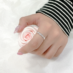 Anillo de Eternidad Romántico de Plata de Ley, Continuación del Amor, para Boda y Aniversario - Product Image 4