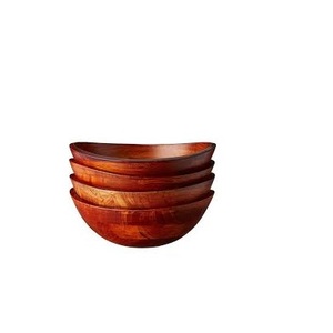 Cuencos de madera de mango orgánico para niños, utensilios de cocina necesarios para mezclar ensalada, fruta, masa, arroz, salsa - Product Image 1