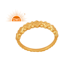 แหวนสตรีแบบซ้อนกันได้ทำด้วยมือเครื่องประดับเงินดีไซน์ล่าสุด - Product Image 1