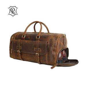 Sacs en cuir véritable pour homme, sacoche de voyage à la mode, style décontracté - Product Image 5