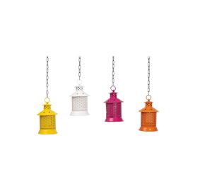 Linterna de metal marroquí hecha a mano nueva de color personalizado para decoraciones navideñas y bodas festivales linternas - Product Image 5