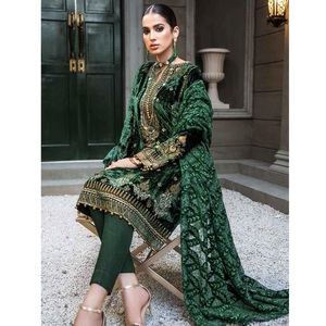 Robe de soirée en velours, tenue de fête, belle, couleur maroon, nouvelle collection - Product Image 2