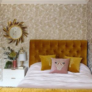 ขายส่งตกแต่งบ้านแขวนผนังตกแต่งรอบกระจกบ้านดอกไม้รูปร่างกระจกกับสาขารอบ - Product Image 6