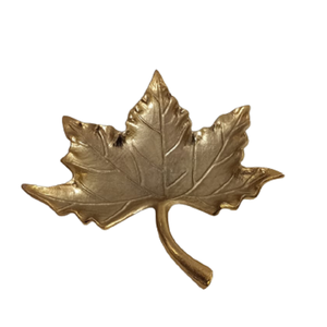 Plateau de service pour salade, en forme de feuille, style Antique, au design, pour Fruits secs, avec poignées, décoration, pour la maison, l'hôtel et le Restaurant - Product Image 4