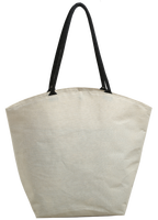 Tas Tote wanita sutra katun rami Logo cetak kustom tas bahu pola waktu huruf tersedia buah tas tangan gaya AS