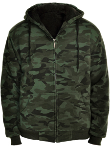 Astrid-sweat à capuche pour hommes, avec poches avant, personnalisé, OEM, style camouflage, fermeture éclair complète, en molleton, nouvelle collection 2022 - Product Image 4