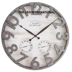 Reloj de Pared Decorativo de Metal con Forma Ovalada Romana, Reloj de Pared con Letras Romanas Ovaladas en Niquelado, Reloj de Metal Plateado con Letras Romanas - Product Image 6