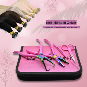 Stainless Steel Multi-Function Hair Extension <b>Tool</b> <b>Kit</b> in <b>Pink</b> - Product Image 2