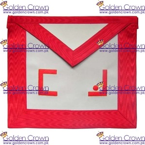Tablier maçonnique de rite écossais-AASR-Maître maçon-Lettres maçonniques | Fournisseur de tablier maçonnique Regalia - Product Image 4