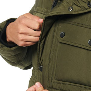 2023 personnalisé européen oem urbain en gros hommes manteaux personnalisé brillant coton hiver bulle hommes duvet designer bouffant veste de rembourrage - Product Image 5