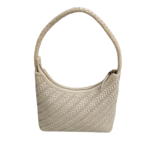 Sac à main fourre-tout tissé en cuir véritable personnalisable pour femmes, design portable fait à la main avec logo personnalisé pour toutes les saisons - Product Image 1
