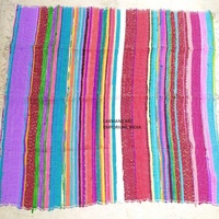 Wohnzimmer-Dekoration Handgewebte Mehrfarbige Rutschfeste Baumwoll-Teppiche Durries für den Hausgebrauch aus Indien Großhandel