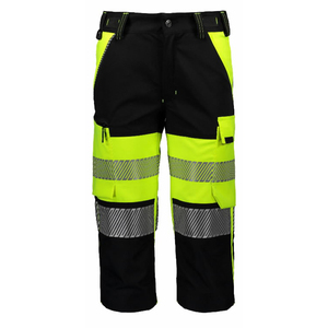 Shorts de sécurité haute visibilité ANSI Classe 2 pour hommes et femmes, avec LED clignotantes, respirants, imperméables, en polyester, logo personnalisé, pour la construction et la route - Product Image 1