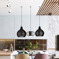 Meilleure vente Abat-jour de lustre en rotin noir fait à la main Design moderne/asiatique/traditionnel pour la décoration intérieure Prix sur Amazon FBA
