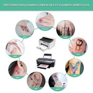 Winner <span class=keywords><strong>Transfer</strong></span> paquete de 100 hojas de papel de calcomanía de tatuaje <span class=keywords><strong>temporal</strong></span> para personalizado - Product Image 5