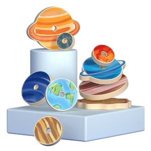 Mideer ของเล่นตัวต่อเพื่อการศึกษาของเด็ก,ของเล่นการเรียนรู้ของดาวเคราะห์ปฐมวัยหอคอยลูปสีรุ้งสำหรับเด็กอายุ1ปี - Product Image 1