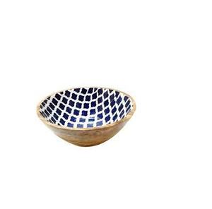 Wooden <b>Salad</b> <b>Serving</b> <b>Bowl</b> and Platter with Enamel Coating Wooden Kitchen Use <b>Bowls</b> for Handmade Polished Product - Product Image 1