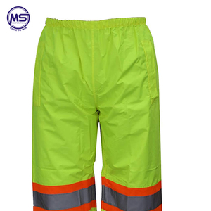 Uniformes de travail en poly coton haute visibilité pour hommes Combinaison jaune et noire Vêtements de travail - Product Image 5