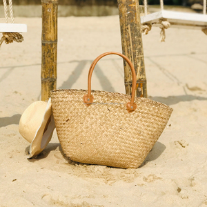 Sac de plage en paille tendance Sac à main pour femme Utile Indispensable - Product Image 6