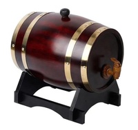 Baril à vin en bois de chêne massif, capacité 1,5 l 3l 5l 10l 20l 30l