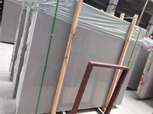 Haute qualité chinois Shay gris cendrillon marbre Design moderne poli aiguisé grande dalle étanche caractéristique conception graphique - Product Image 3