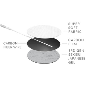 Almohadillas de electrodos TENS de grado médico con aprobación CE, al por mayor, reutilizables, de hidrogel, con pin de 2 mm, almohadillas de repuesto para estimulador muscular, OEM - Product Image 3