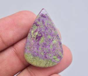 Purpurite-cabujones de piedras preciosas, cabujones de purpurita con serpentina, cabujones de piedras preciosas sueltas - Product Image 2