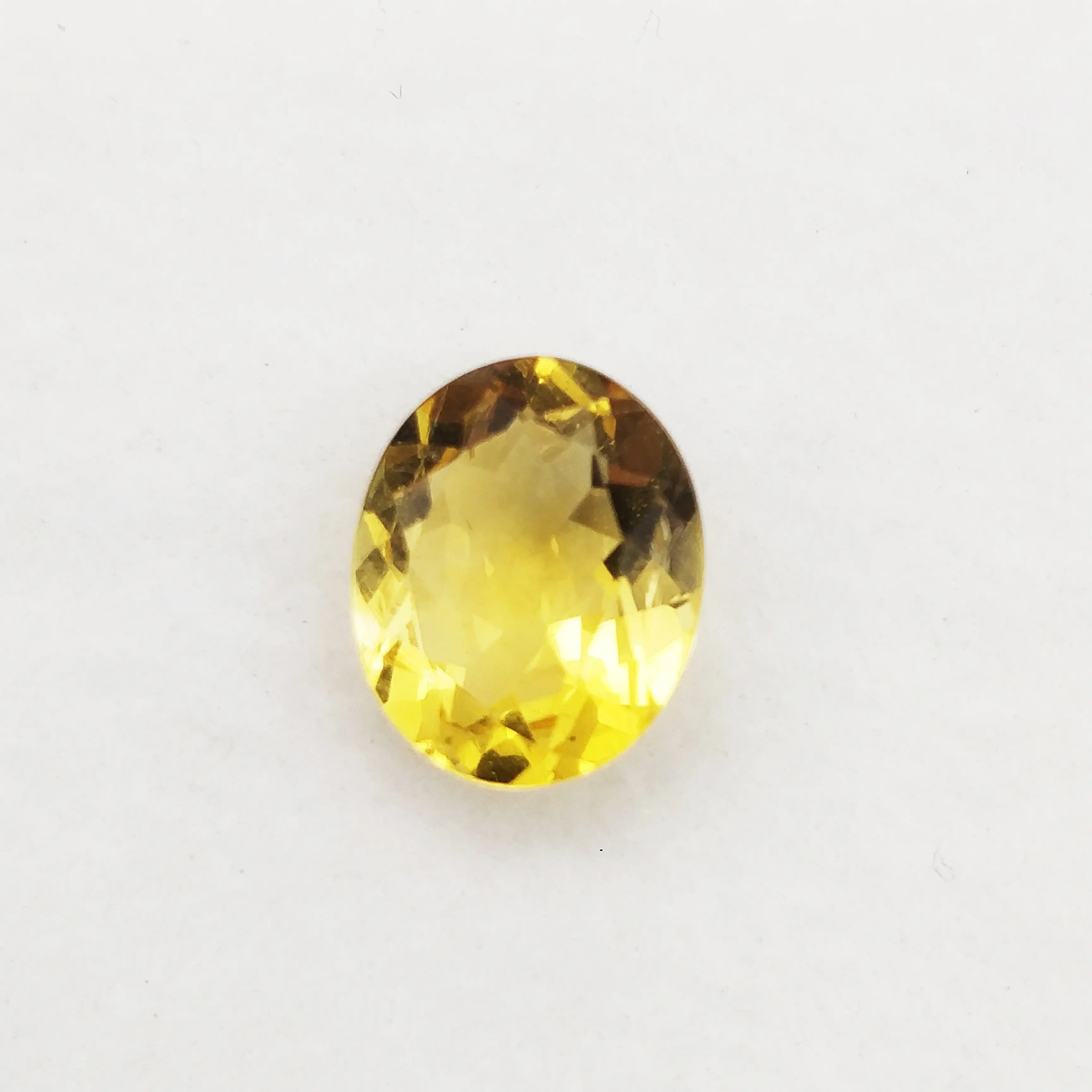 7x9mm Natural Citrine Faceted Oval Cut Loose Semi Precious Gemstone Direct From Factory