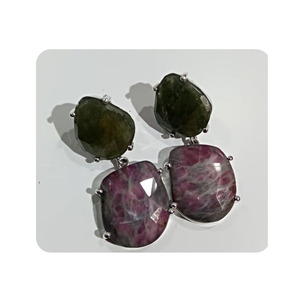 925 Sterling Silver Gemstone <b>Handmade</b> <b>Earring</b> - Product Image 1