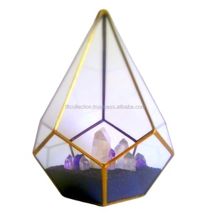 Terrarium géométrique suspendu, décoration de Terrarium en verre de qualité supérieure, maison en verre suspendu - Product Image 2