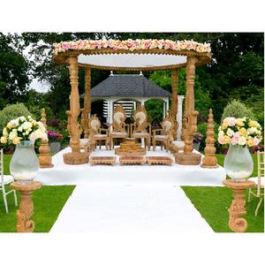 Mandap de mariage en bois d'extérieur, style rustique, Chicago, USA, nouveau mandap de mariage en bois de jardin, design suisse - Product Image 1