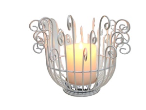 Porte-bougie en fil métallique moderne de qualité supérieure, revêtement en poudre, aspect classique, vintage, vente en gros, porte-bougie moderne à lumière chauffante - Product Image 4