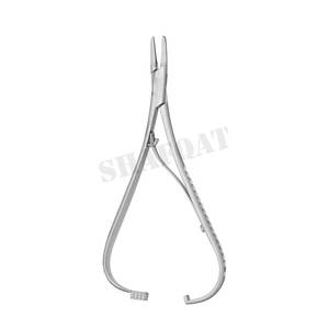 Soporte de aguja manual Mathieu de 14 cm, base de instrumento quirúrgico con inserto de carburo de tungsteno - Product Image 4