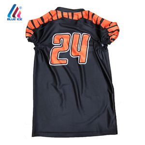 เสื้อฟุตบอลอเมริกันแบบซับลิเมชั่นสั่งทำสำหรับผู้ใหญ่ ดีไซน์ใหม่ปี 2026 คุณภาพสูง ผ้าโพลีเอสเตอร์/สแปนเด็กซ์/ ผ้าผสม  ไซส์พลัส สำหรับทั้งชายและหญิง - Product Image 2