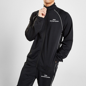 Ensemble de survêtement entièrement personnalisable : sweat à capuche en molleton de coton ou de polyester, haut et bas, pour le jogging et la gym - Product Image 3