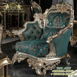 Ensemble de canapé Villa Royal, meubles de salon en bois de teck, sculpté à la main, Design européen, 2018 - Product Image 2