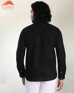 2025 printemps et été nouvelle chemise de couleur unie unie en gros 100% coton hommes à manches longues chemise formelle poche latérale de haute qualité - Product Image 2