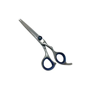 Tijeras de Peluquería Profesionales Hechas a Medida al por Mayor, Mango de Acero Inoxidable, Hoja Recta Afilada, Servicio OEM, Precio Económico - Product Image 3
