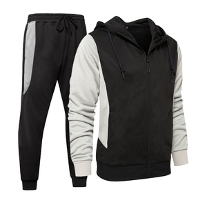 Ensemble 2 pièces personnalisé Survêtement en coton pour homme Jogger Sportswear pas cher pour adultes utilisation à la salle de sport au printemps saison - Product Image 5