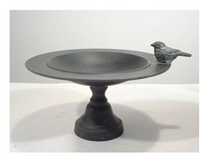 BAIN D'OISEAU/BOL D'ALIMENTATION EN MÉTAL FONTE UNIQUE - Product Image 6