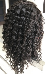 Xuất khẩu Virgin Remy 10A lớp sâu sóng cho tóc giả Trọng lượng nhẹ & chảy duy nhất rút ra con người tóc hoàn hảo - Product Image 3