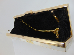 Pochette scintillante à perles, sac de mariée en acrylique, porte-monnaie en métal - Product Image 3