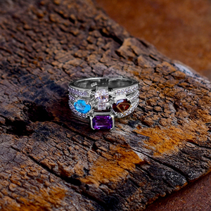 Anillo de GEMA de turmalina Natural, Plata de Ley 925, venta al por mayor, anillo de piedras preciosas múltiples para proveedores y fabricante - Product Image 5