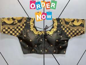 Blusa de Fiesta para Mujer, Blusa con Bordado Moti - Product Image 5