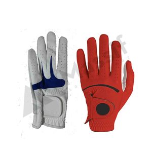 Gants de golf pour hommes en cuir Cabretta de haute qualité de Direct Factory avec logo et couleurs personnalisés, tissu synthétique PU pour usage sportif - Product Image 6
