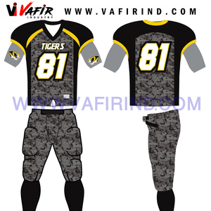 Uniformes de Fútbol Americano Personalizados, Transpirables, de Talla Grande, con Sublimación, 100% Poliéster Malla - Product Image 6