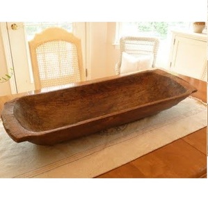 Eco Friendly Natural Handmade Acacia <b>Wooden</b> Dough Serving Dough Bowls <b>Set</b> Wholesale for Large Size and Handle - Product Image 1